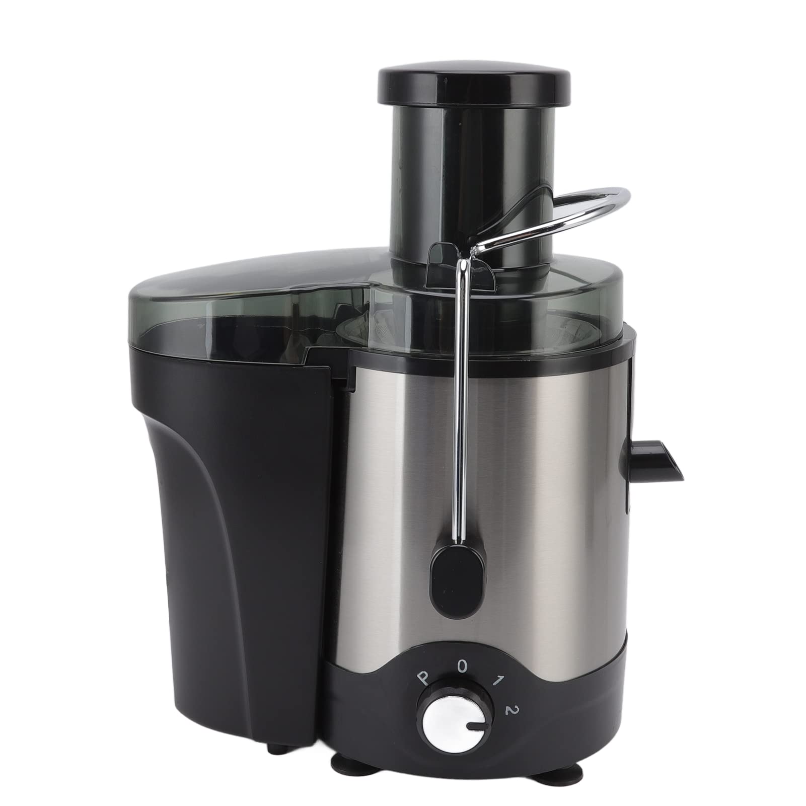 Ymiko Juicer Machines, Juicer Portable Stainless Steel Safety Lock Overheat 3 Speed Centrifugal Extractor Citrus with Juice Cup Lemon Squeezer for Home Kitchen (US Plug 110?120V)