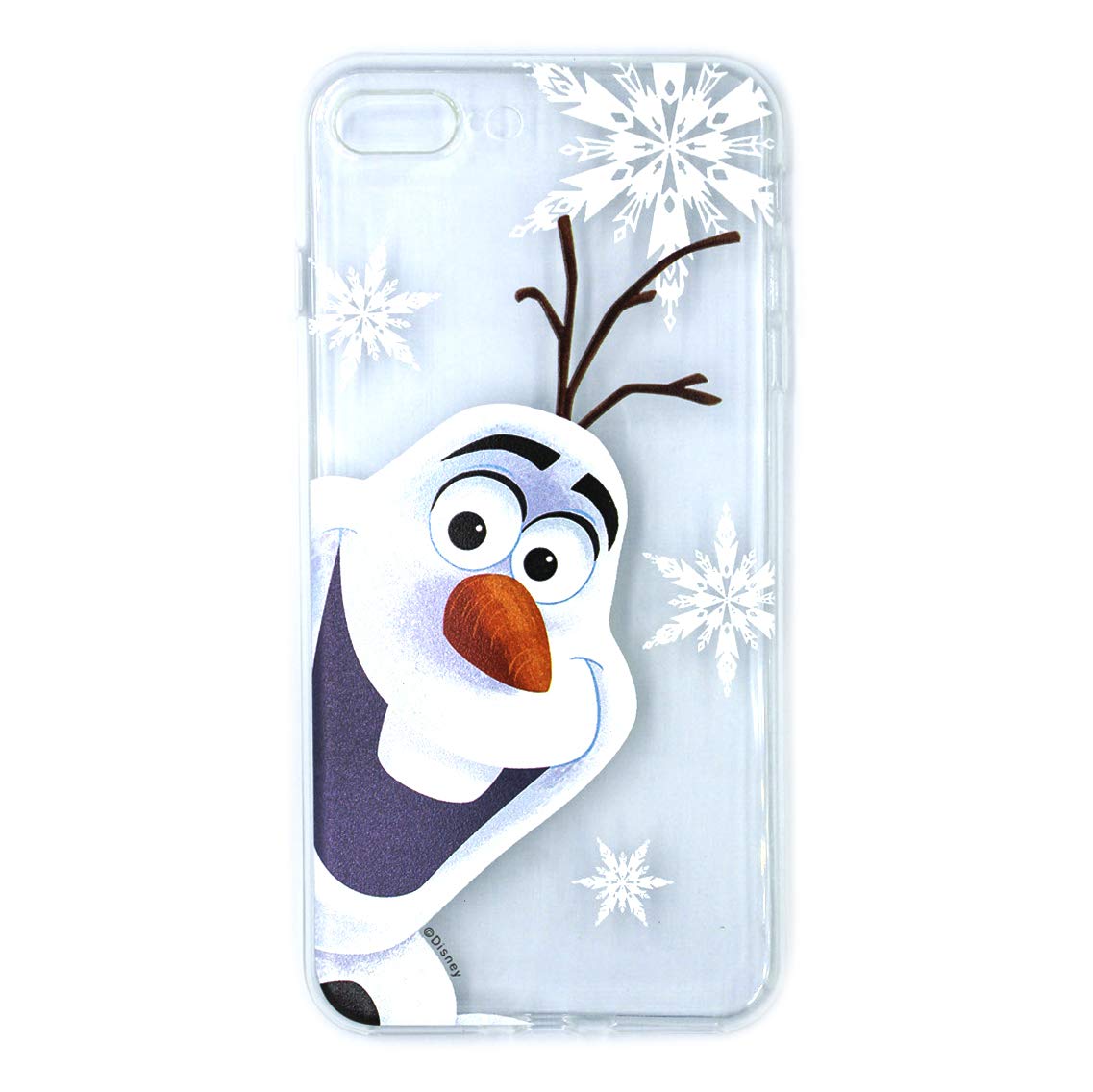 ERT Frozen Olaf Phone Case Designed for iPhone 7+ / 8+ - Transparent DPCOLAF408