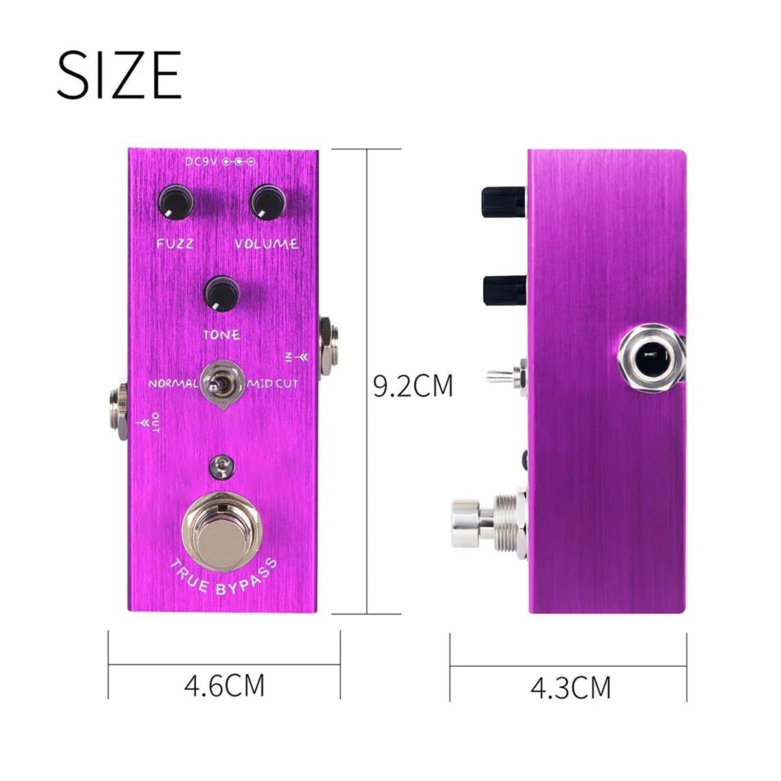 Efekty Do Gitary Elektrycznej Delay Distortion Chorus Overdrive True Bypass Akcesoria(12)