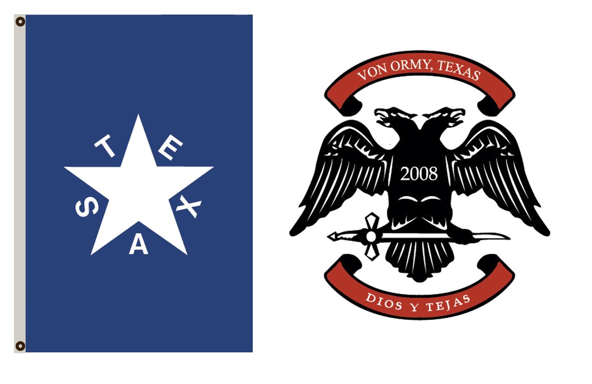 Fyon Texas banner City of Von Ormy Flag 6x10ft