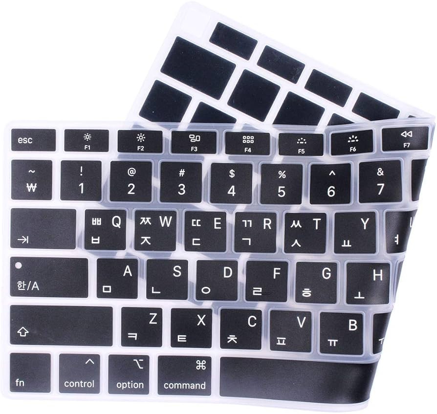 Amazon.co.jp: 韓国語シリコンキーボードカバースキンプロテクター