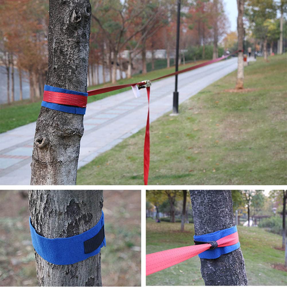 Slacklines für Kinder, Verdickung für 10 m, korrigierte Linie mit Baumschutz | Fitness-Ausrüstung, Kinder und Facyn