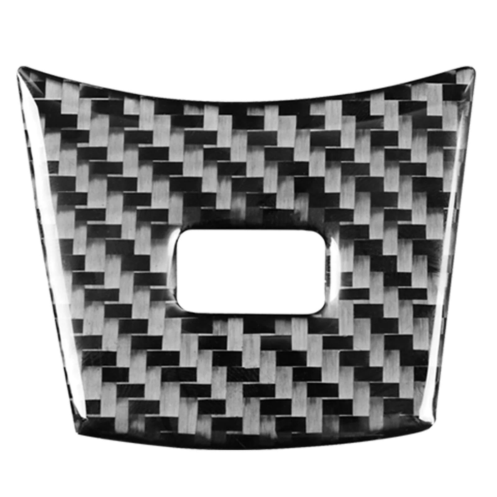 Piwine Black Carbon Fiber Car Steering Wheel Trim Cover Sticker Decal Accessories For E63 E64 2003-2010