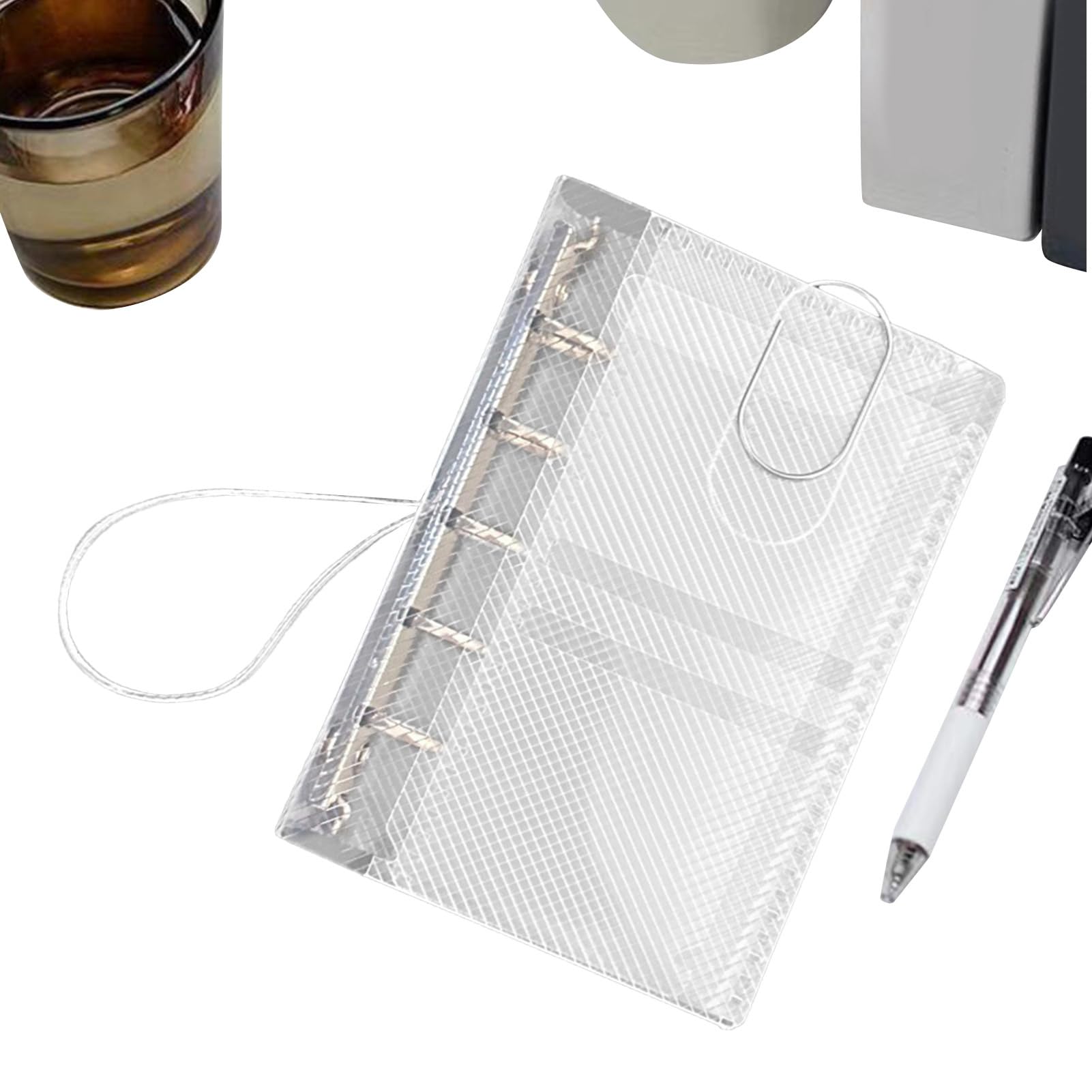 Raccoglitore Trasparente Copertina Shell per Notebook, Protezione Copertina | Raccoglitore M5 Porta Foto E Schede Foto Card Conservazione Documenti Trasparenti Per