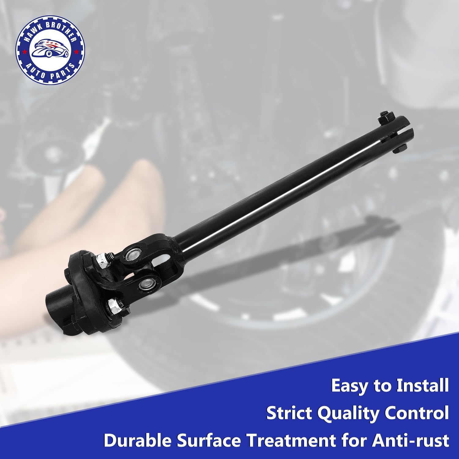 Lower Steering Shaft Column with U-Joint Compatible with 2005-2010 Chrysler 300 2008-2010 Dodge Challenger 2006-2010 Dodge Charger 2005-2008 Dodge Magnum 425-270 4649123AF 5057616AA