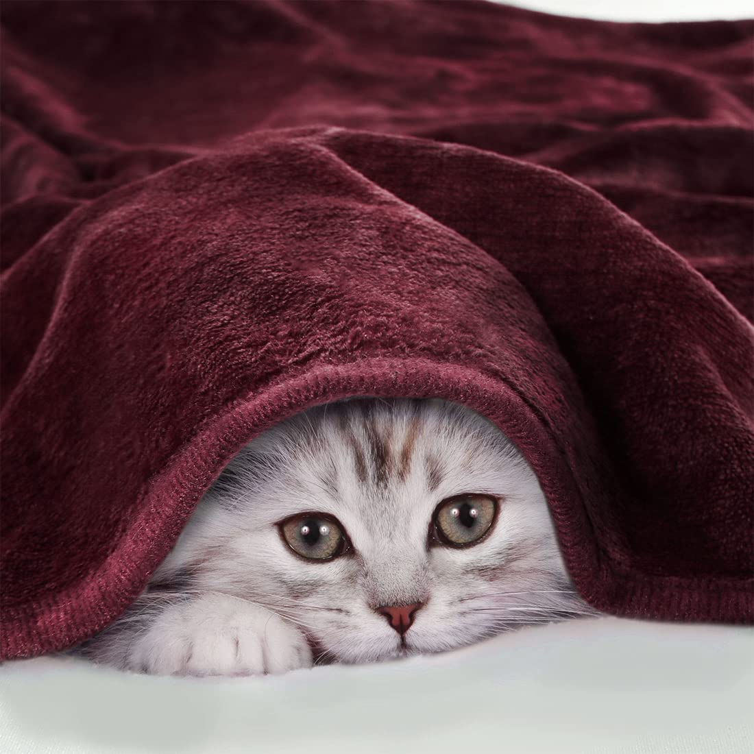 Couverture De Luxe En Fausse Fourrure à Poils Longs