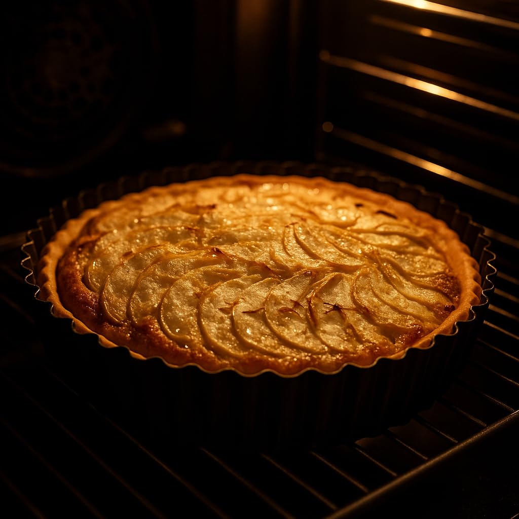 MGE - Stampo Crostata 28 cm - Teglia per Quiche e Crostata Alto - Stampo Forno Fondo Amovibile - Stampo Crostata Furba con Fondo Removibile - Stampo Furbo Crostata 28 cm