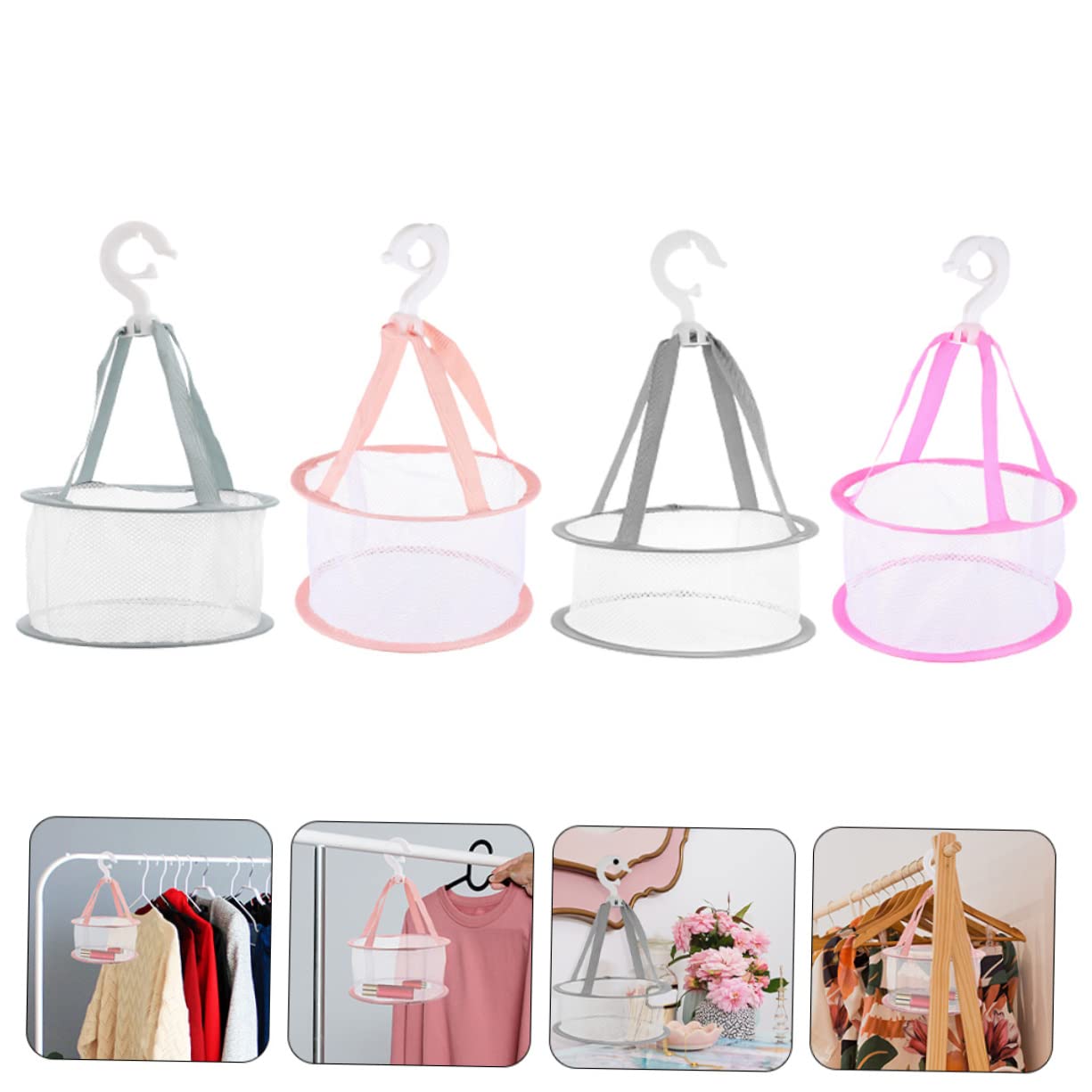 FOMIYES Beauty Egg Drying Website Makeup Brush Dryer Rack Drying Net for Makeup Sponge Storage Hanging Rack