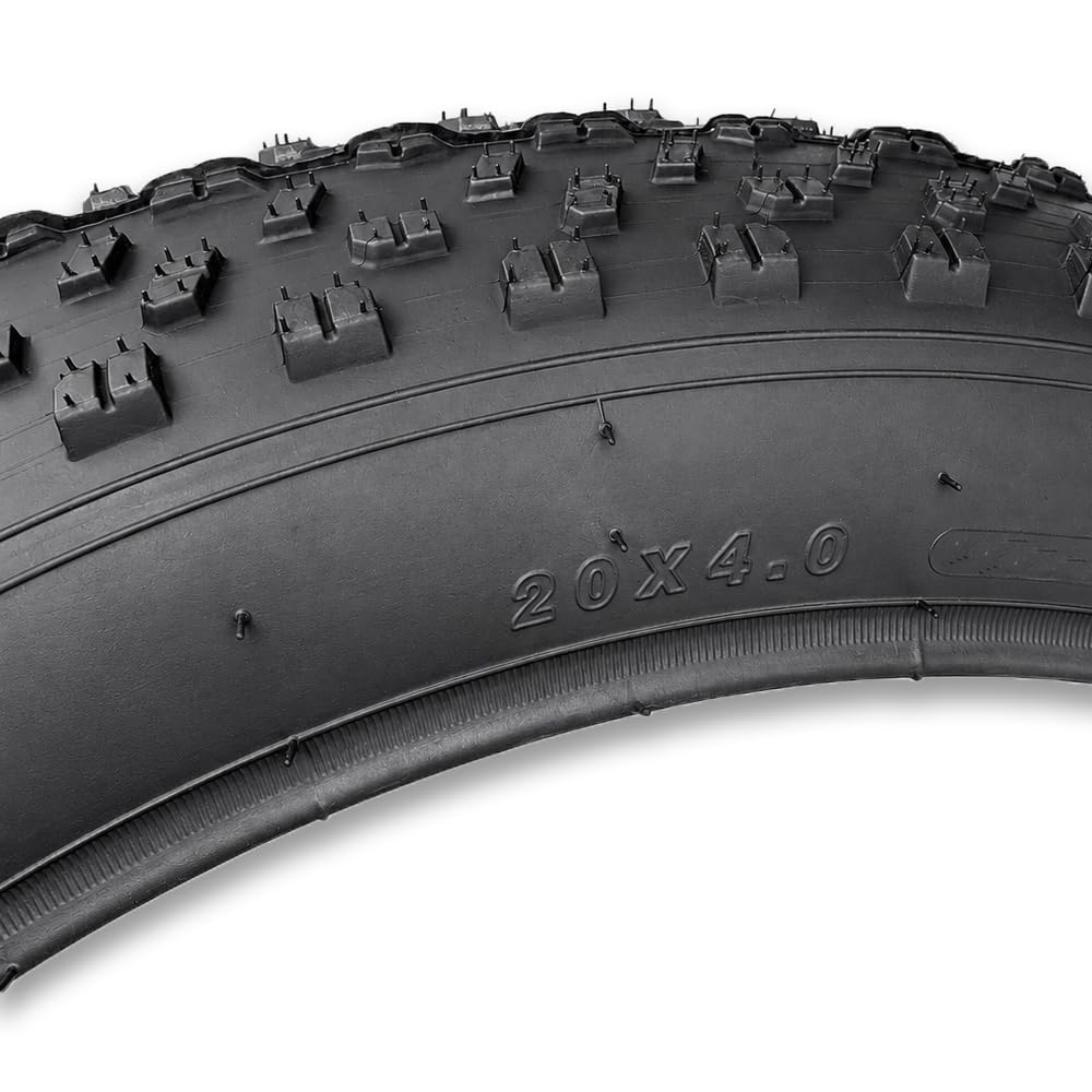 COPERTONE PNEUMATICO GOMMA 20 X 4 BICICLETTA ELETTRICA TACCHETTATO