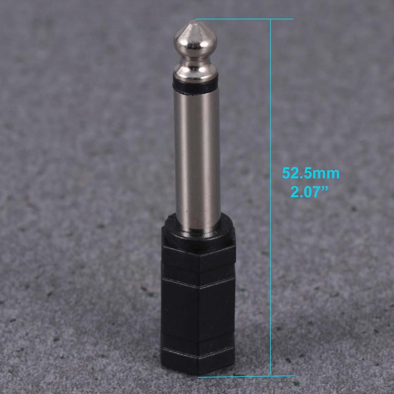 Adattatore jack maschio da 6,35 mm a femmina da 3,5 mm (1/8) adattatore audio per microfono, presa stereo, convertitore per cuffie, placcato oro, confezione da 10 Adattatore jack maschio da 6,35 mm a femmina da 3,5 mm (1/8) adattatore audio per microfono, presa stereo, convertitore per cuffie, placcato oro, confezione da 10