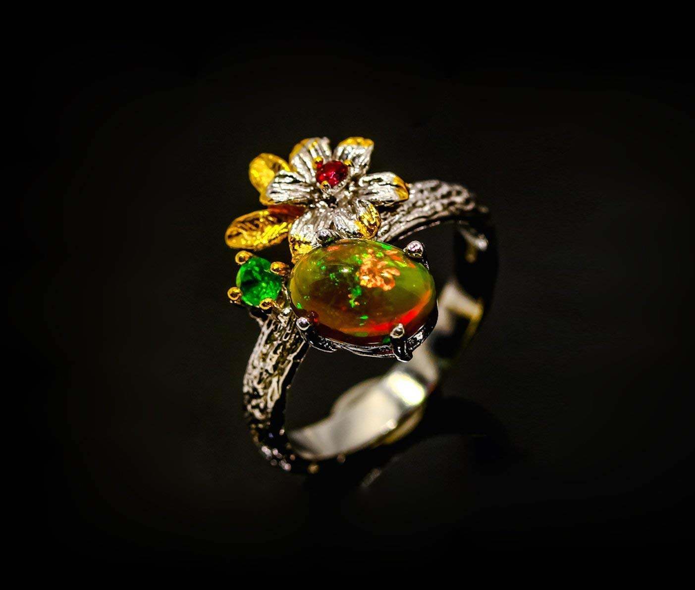 flower mothers ring