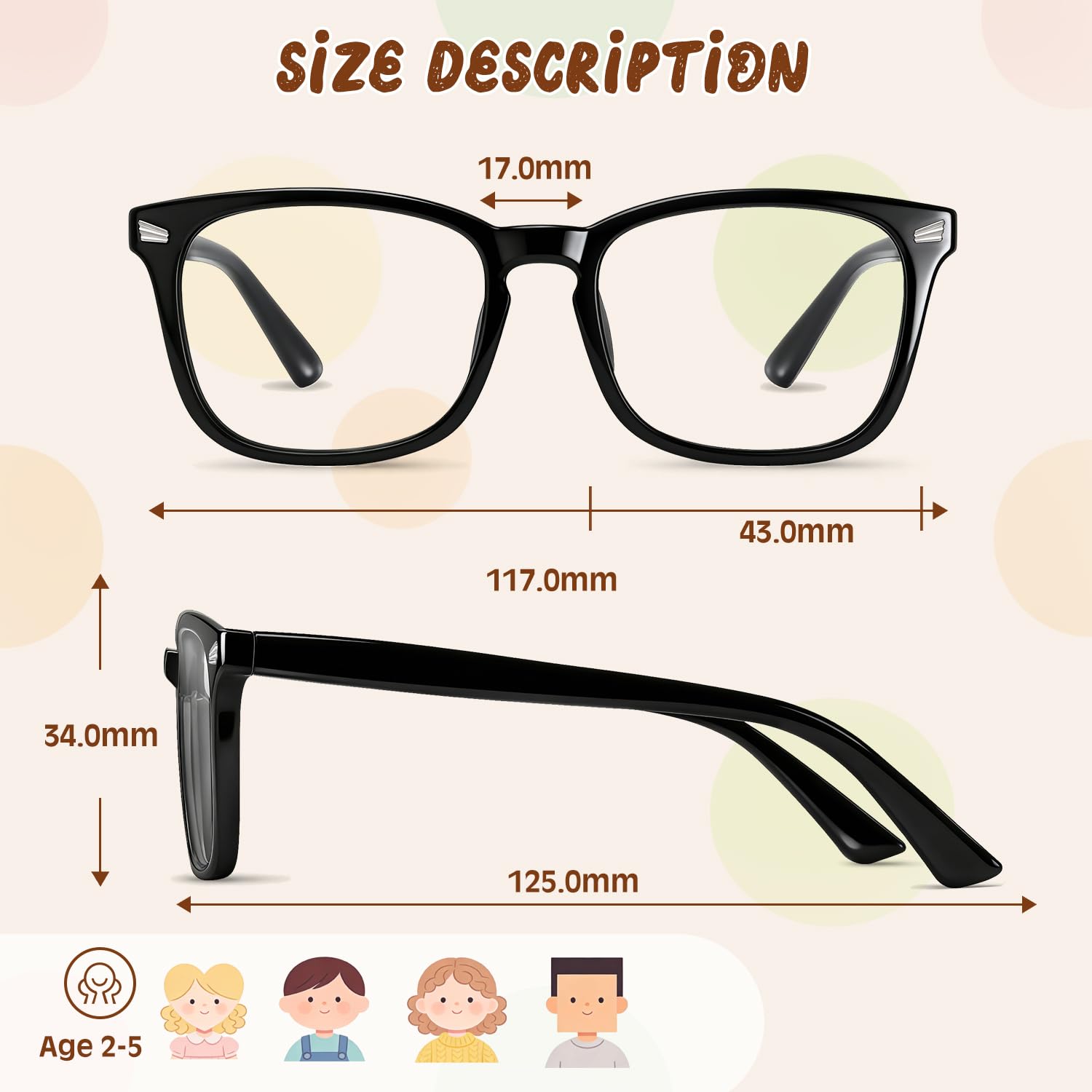 Anti-Blaulicht-Brille für Kinder, Mädchen und Jungen, blendfrei, schützt die Augen am Computer