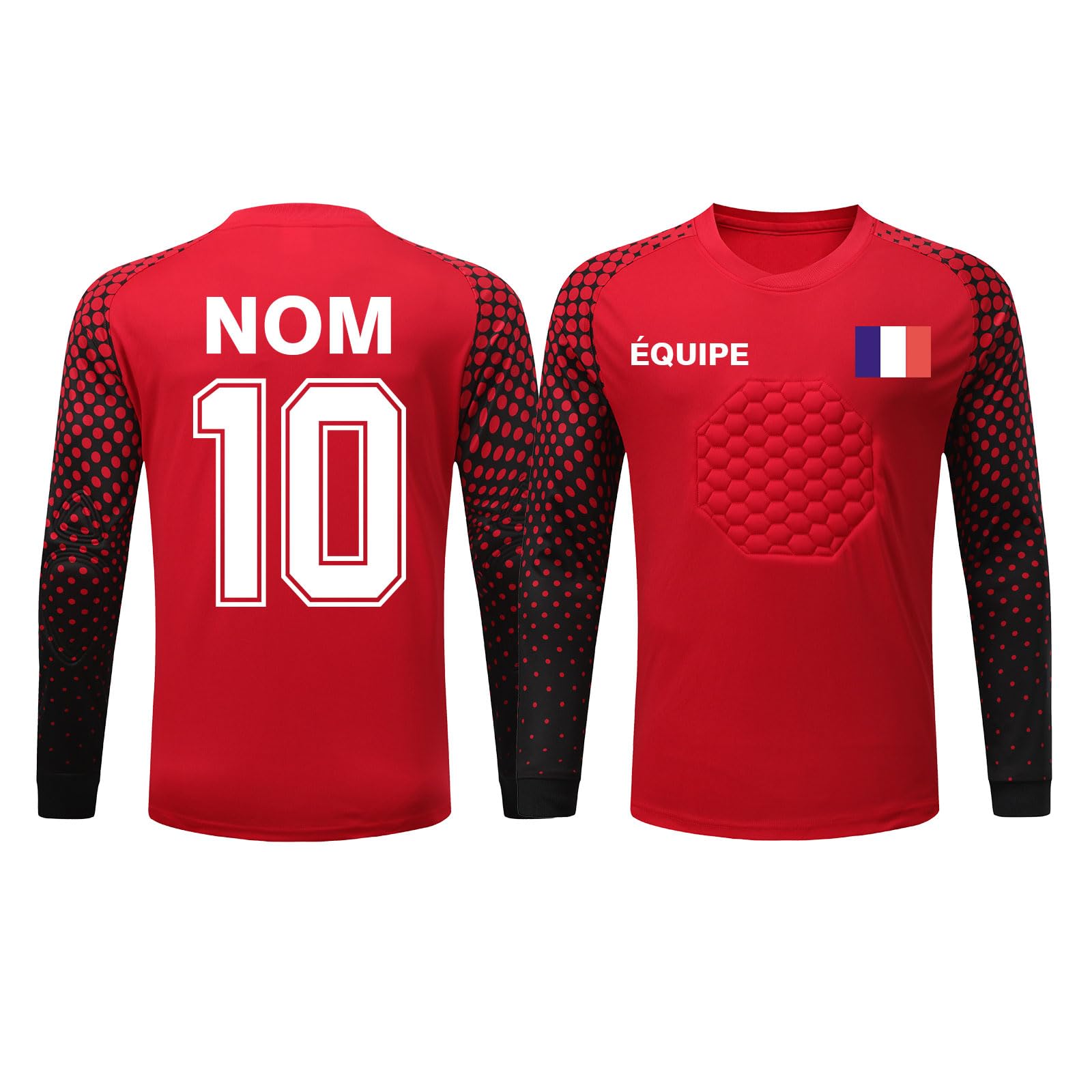 ORYG Maillot de Football Personnalisé pour Jeunes Adultes Enfants Kit Gardien Personnalisé