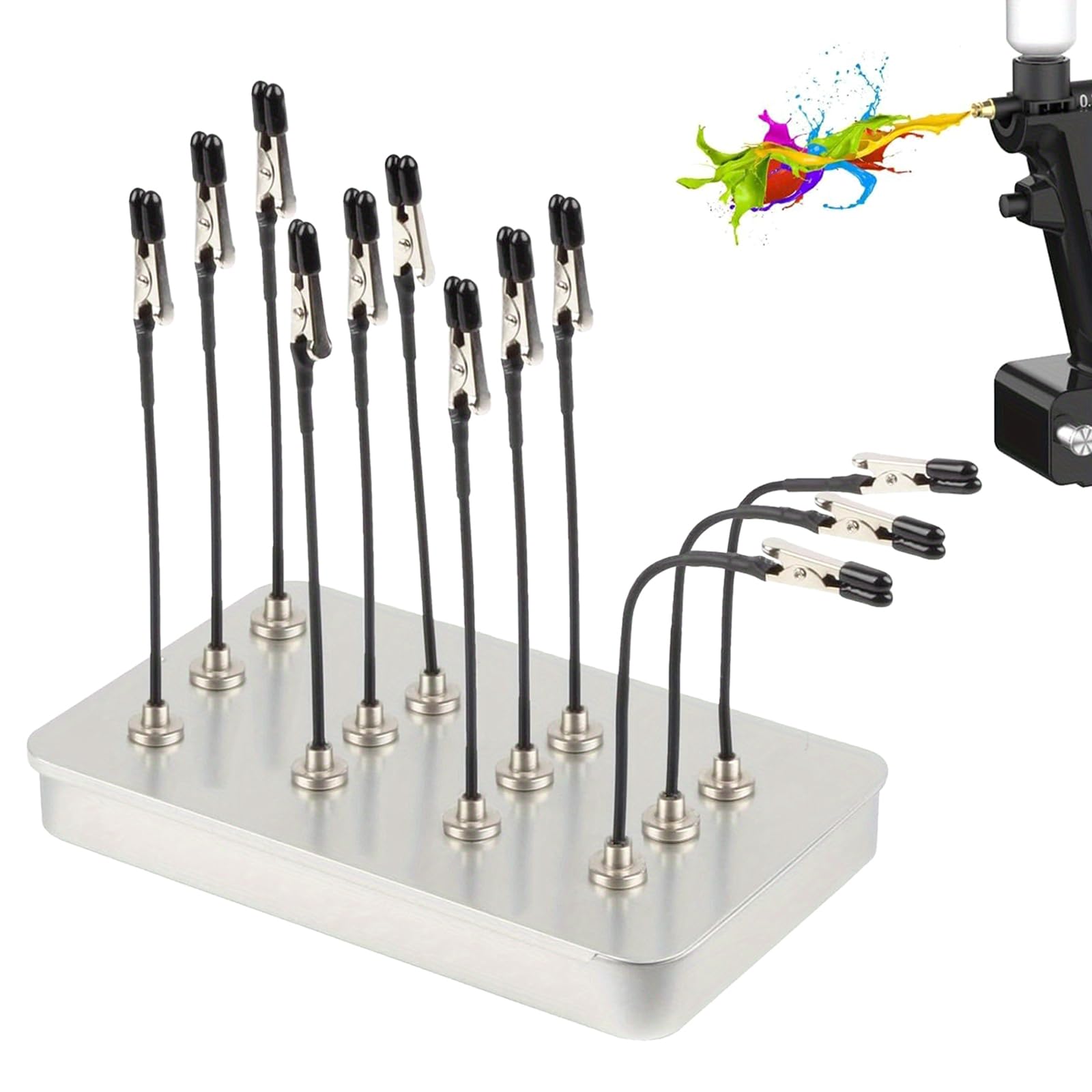 RGYBAO Magnetic Flexible Gooseneck with Clip for Helping Hands Third Hand Tool Electronics Soldering Jewelry Painting Art Craft