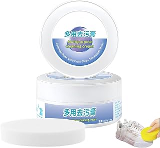 2023 New Multi-Functional Cleaning and Stain Removal Cream, White Shoe Cleaner, Multipurpose Cleaning Cream, Decontaminate Solid Paste (1 Pcs)