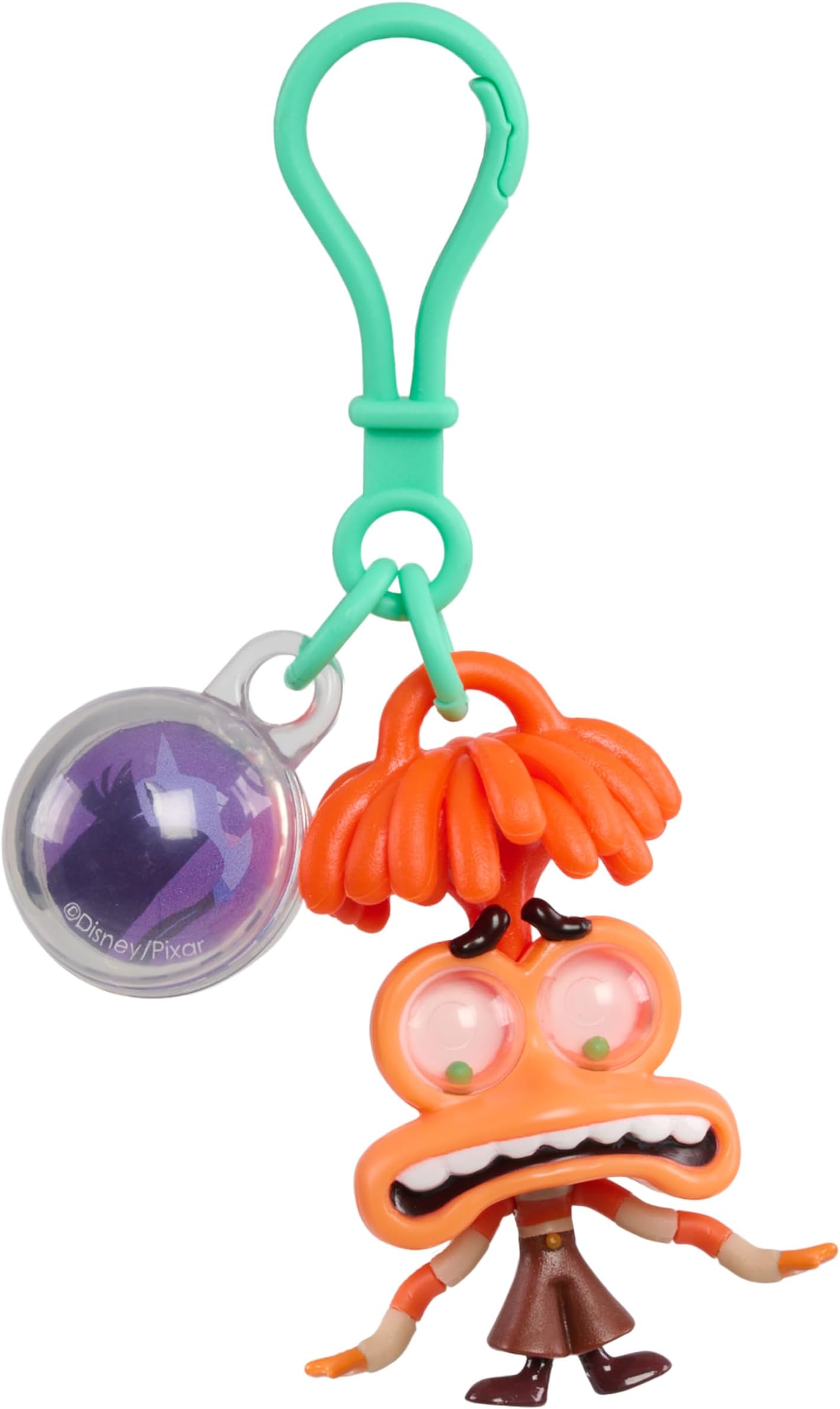 Just Play Inside Out 2 Fidget Figure Keychains - Anxiety, Sadness with Memory Orb - Toys for Ages 3 Up