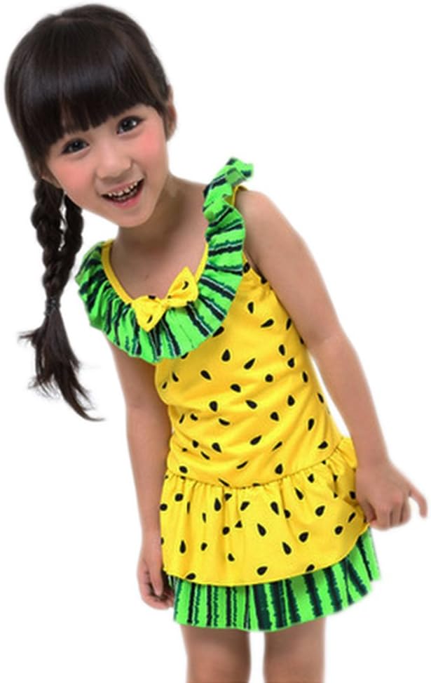 Speeyd Children Kids 2015 Swimwear Watermelon Print Cute Swimsuits For Girls Red10