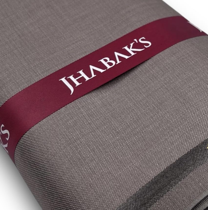 Image of JHABAK'S Unstitched Viscose Rayon Trouser Fabric for Men - Length: 1.30 m /Width: 58 inches