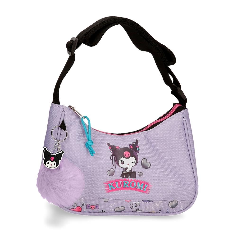 Sanrio Kuromi Retropop Shoulder Bag Purple 24x13x6 cm Polyester