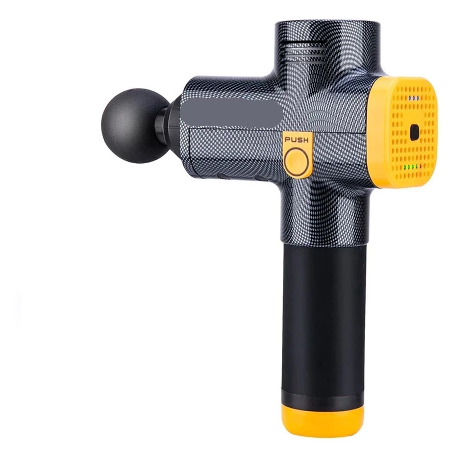 Masajeador portátil, Masajeador Muscular Motion Fitness For Aliviar El Dolor Corporal, Pistola De Masaje Muscular, Masajeador Relajante De Cuello Y Espalda For Regalo.(Carbon fibre)
