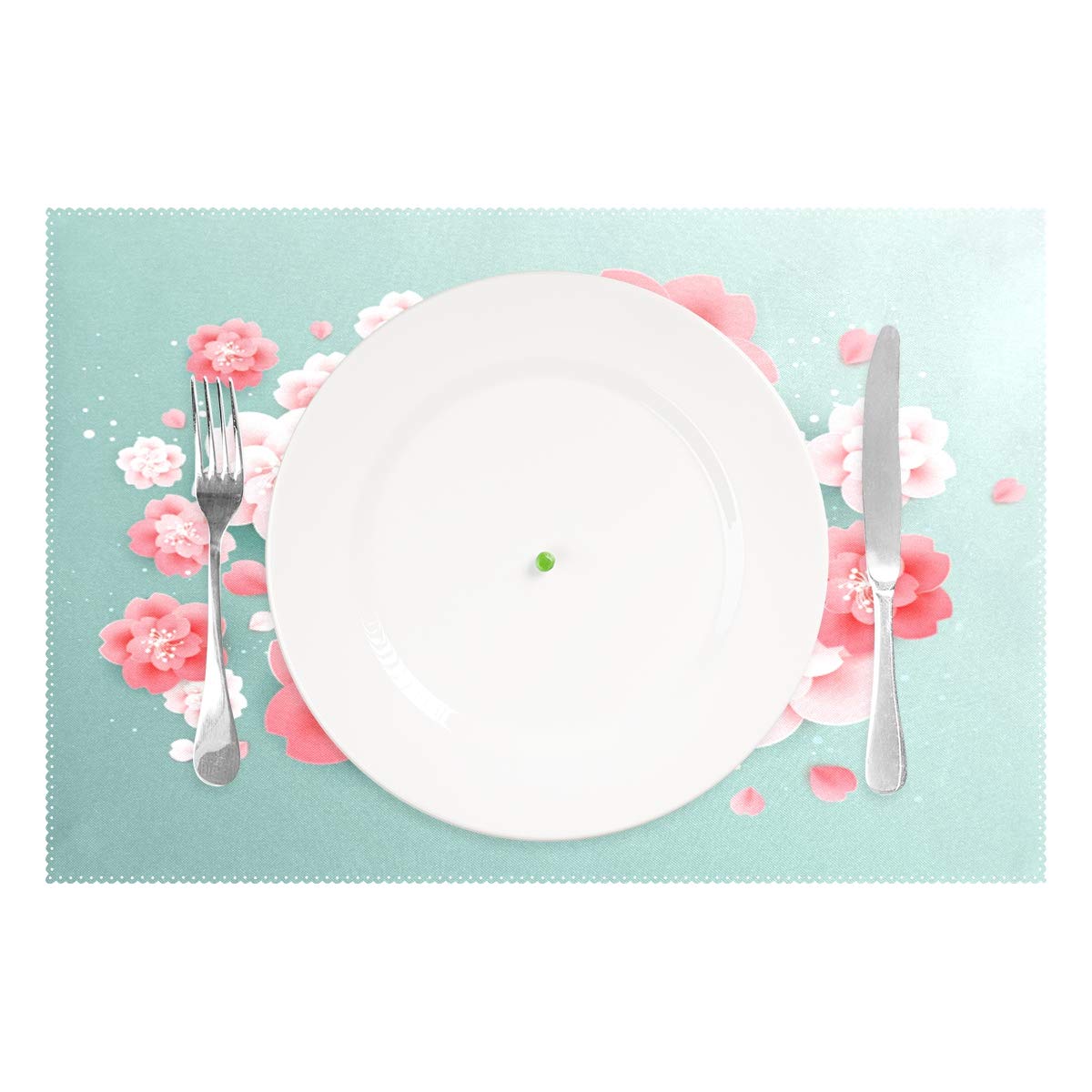 set di 6 tovagliette all'americana con stampa Happy Mother's Day