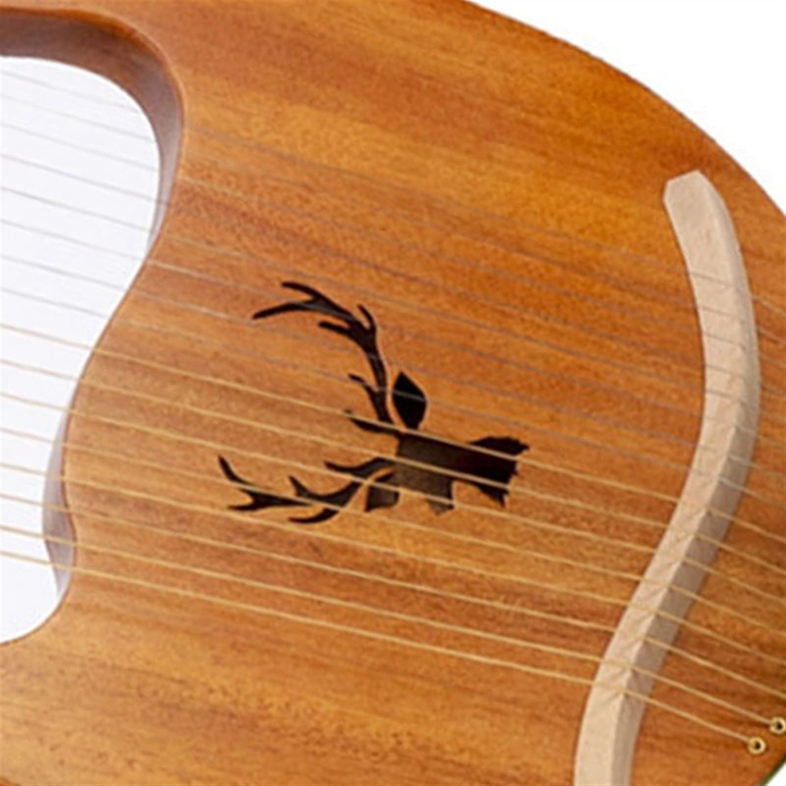 Arpa portatile Arpa in legno mogano Arpa 16 corde Arpa 16 toni Strumento musicale lira portatile