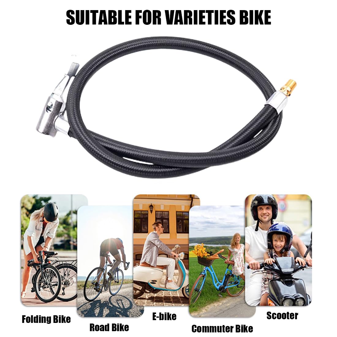 Adaptateur De Pompe à Pneu Universel, Connecteur Femelle De Tuyau De Gonflage à