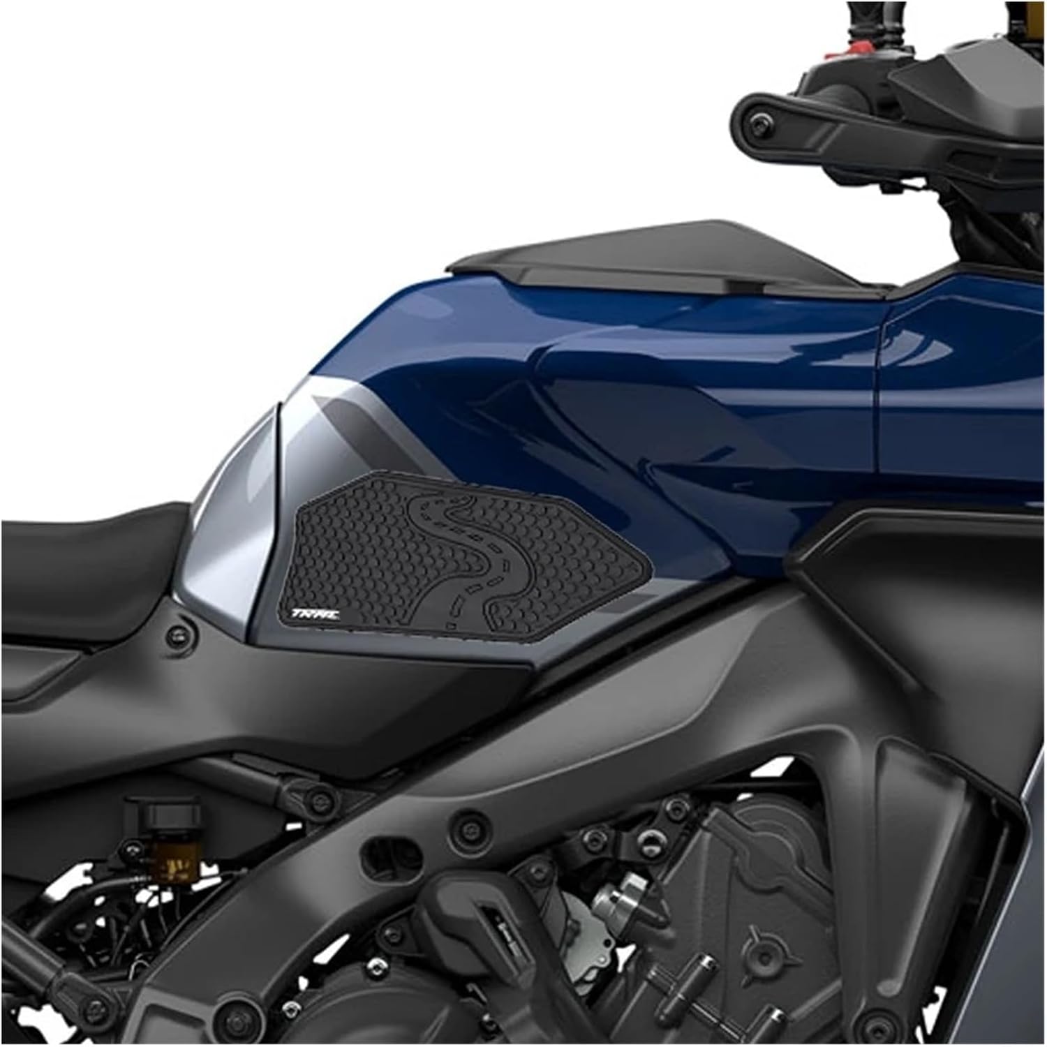 Motorcycle Tank Sticker for YA&MAHA Tracer 9 / GT+ 2025 Motorcycle Accessories Tank Pads Non-Slip Side Fuel Rubber Stickers Protection.