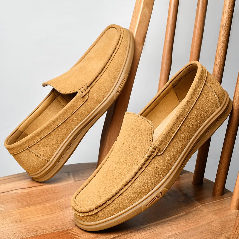 Suede Cowhide Loafers3
