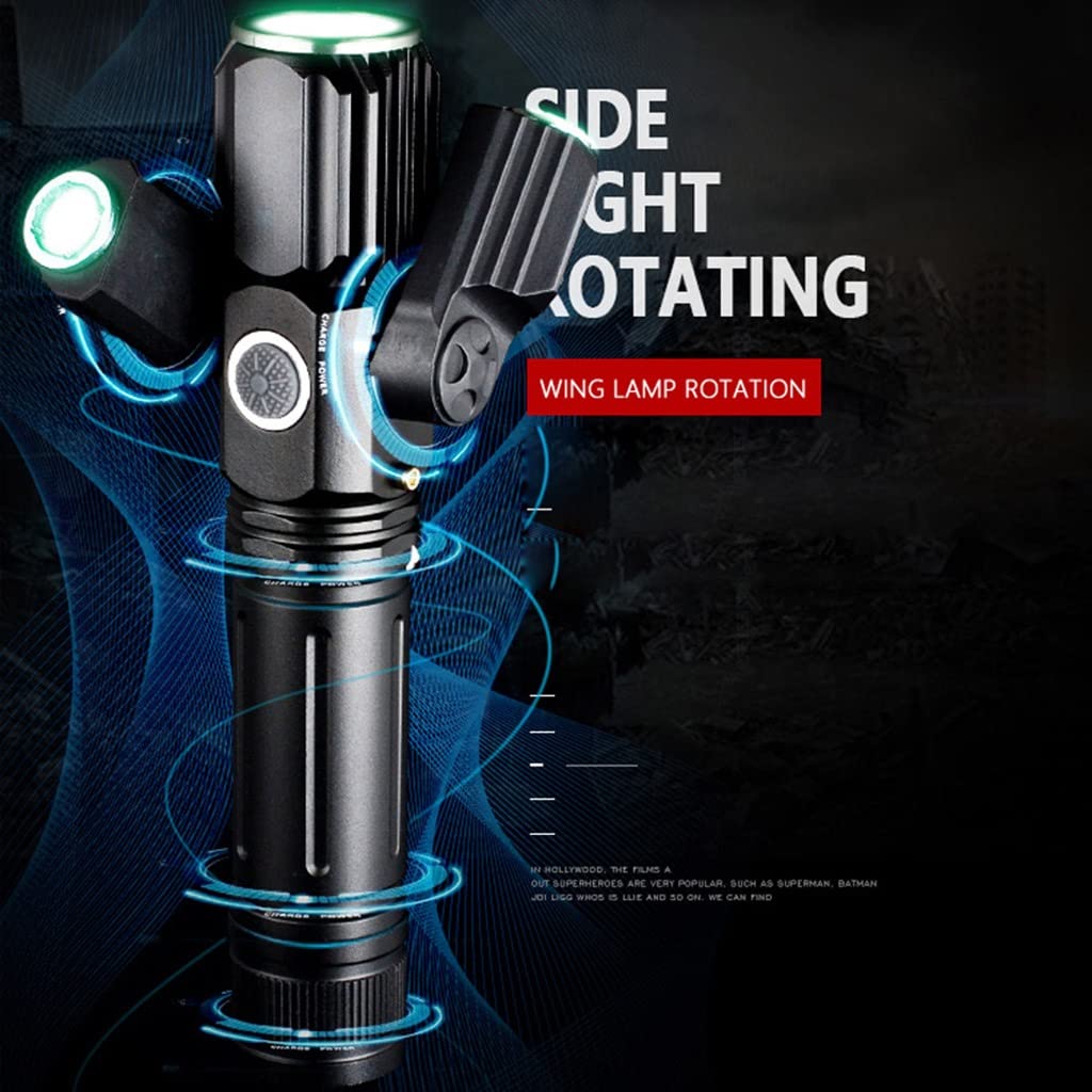 Luci per Bici Davanti e Dietro, USB Ricaricabile Luci per Biciclette con 3 Lampadine, Faro per Bicicletta con 4 modalità di Illuminazione, Fanale Posteriore per Bicicletta Impermeabile, 2 Pezzi