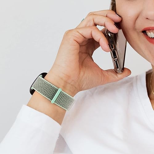 Miniatura 7 de Paquete de 3 correas deportivas de nailon, compatibles con Fitbit Sense 2, bandas Fitbit Sense, Fitbit Versa 4, Fitbit Versa 3, correas de repuesto