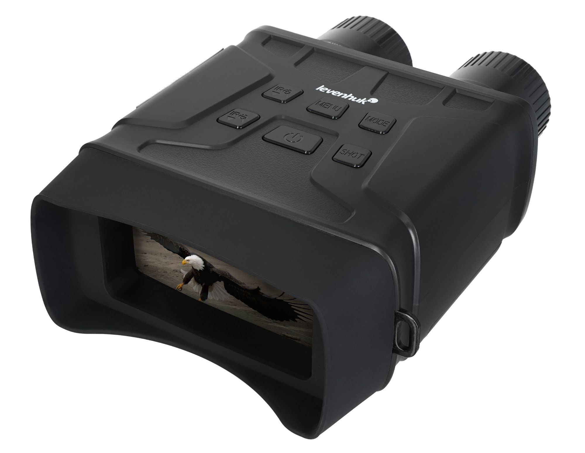 Levenhuk Atom Digital DNB100 Visore Notturno Binoculare Adatto Anche per Osservazioni Diurne, Compatto, Leggero, da Impugnare a Mano e con Videocamera