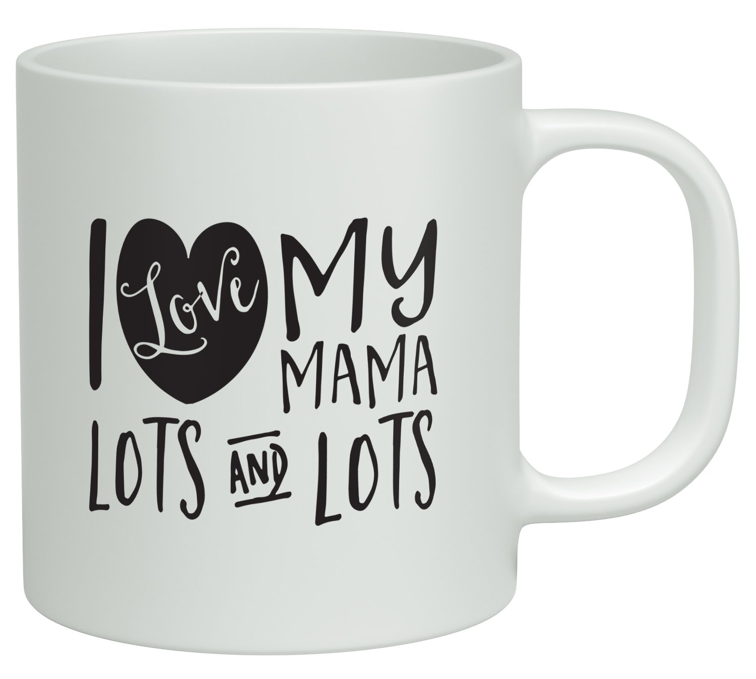 Shopagift I Love my Mama Lots and Lots White 10oz Mug Cup