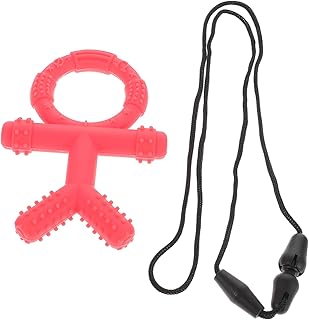 Totority Vara De Dentição Brinquedos Infantis Brinquedo Para Crianças Colar Mastigável Sensorial Silicone Mordedor Colar Suprimentos Brinquedo De Dentição Sílica Gel Brinquedo De Mascar Do
