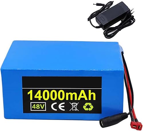 OXEXE Batería de bicicleta eléctrica de 48 V 101214 AH batería de bicicleta eléctrica de 48 V BMScargador de 546 V para motor eléctrico de 250 W