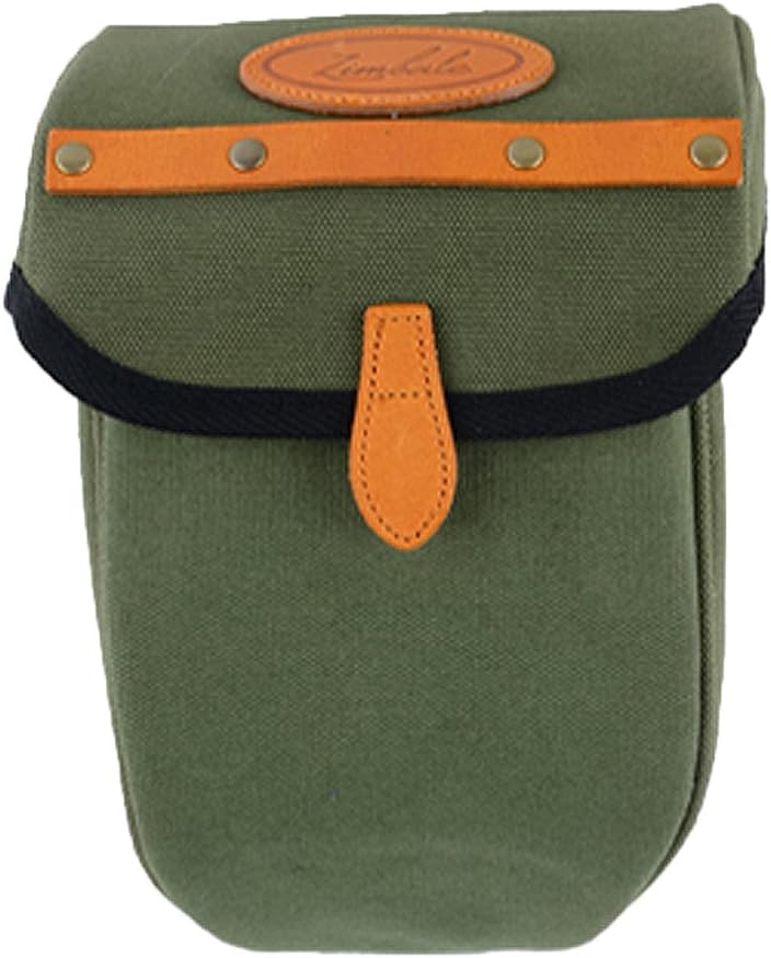 Bicycle Waterproof Canvas Seat Pouch Bag - 2.3 Liter Capacity - 3.9 X 9.1 X 4.7 (inch) - Green