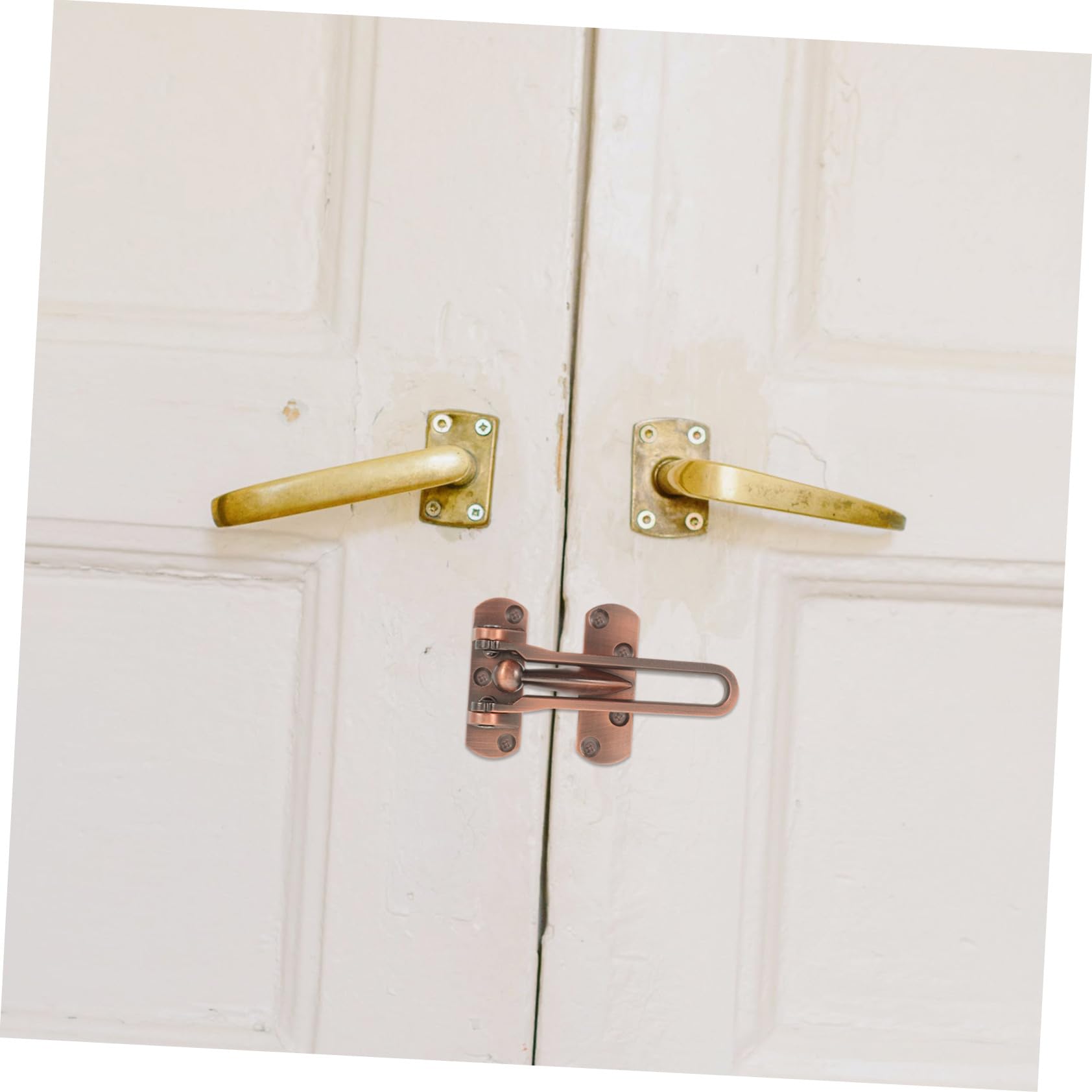 NUOBESTY 5 Pièces Boulon de porte antivol sécurité loquet depuis serrure de renfort de porte à l'intérieur serrures de porte intérieures verrouillage de porte Alliage de zinc