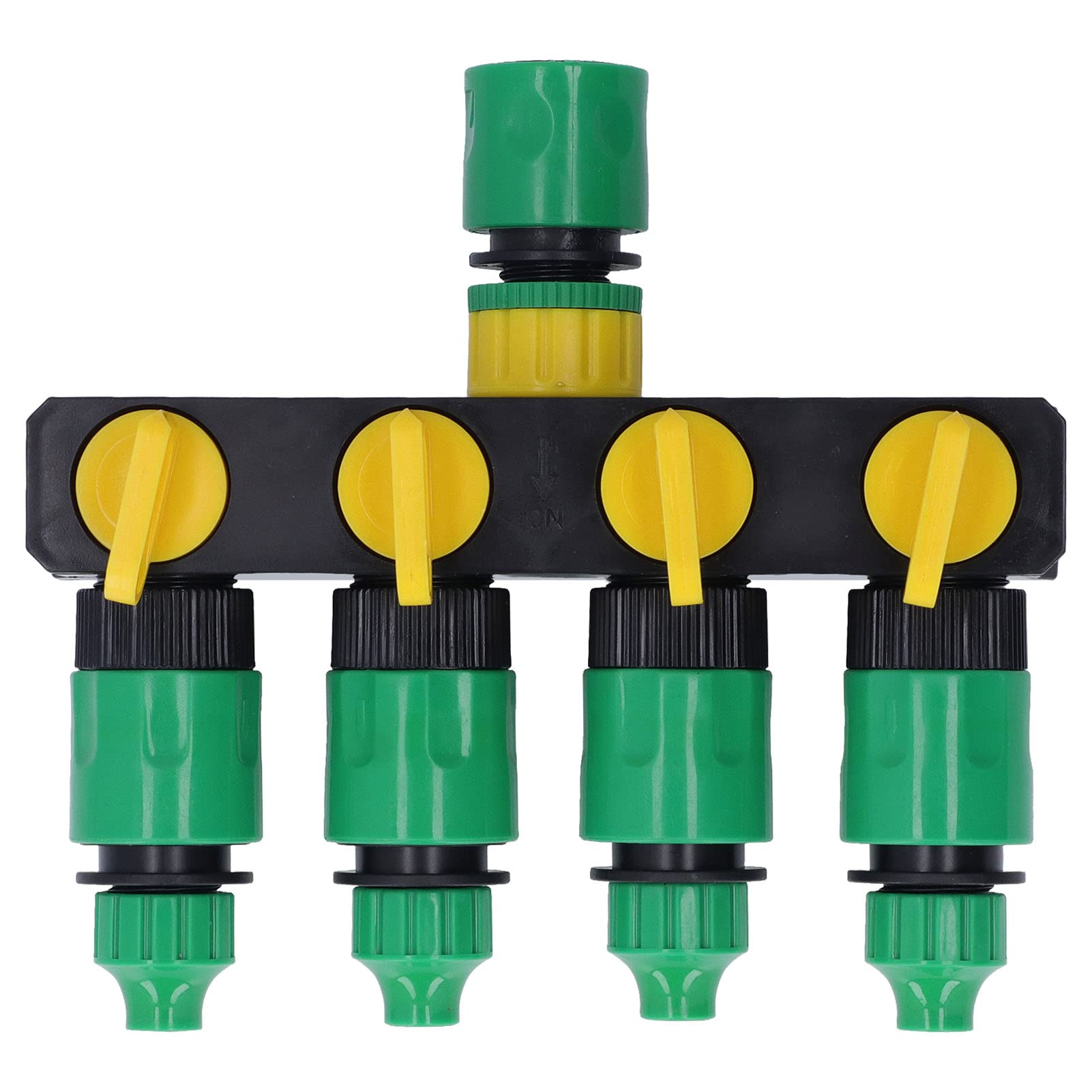 Btgpmwld One Color 4 Way Hose Splitter, Water Hose Splitter 4 Way Abs Irrigation Faucet For Patio
