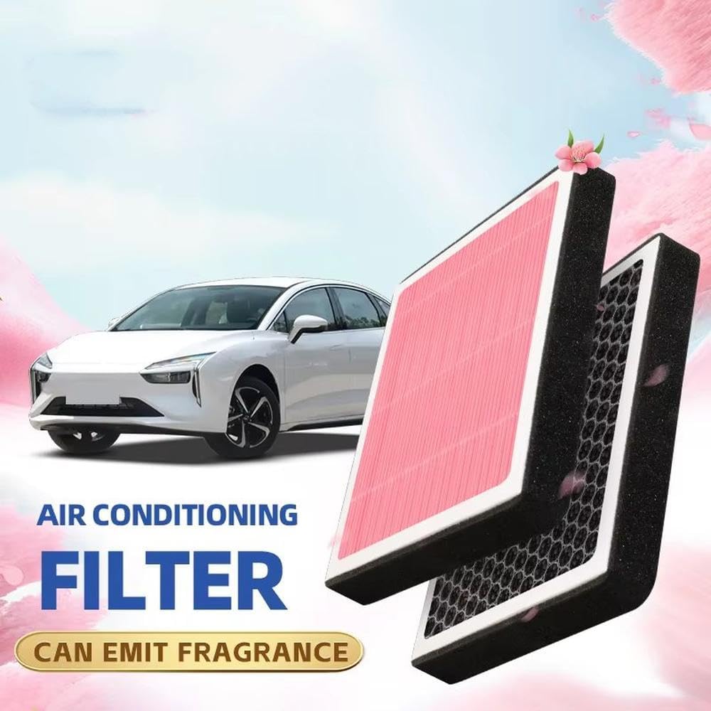 モビライズリムジンに適していますEV カーエアコン/キャビンフィルター 香り付き活性炭 &ndash; 空気を浄化し、心地よい香りで悪臭を除去