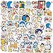 JZLMF Doraemon - 80 adesivi con scritta "Jingle Cat Laptop Personalità"