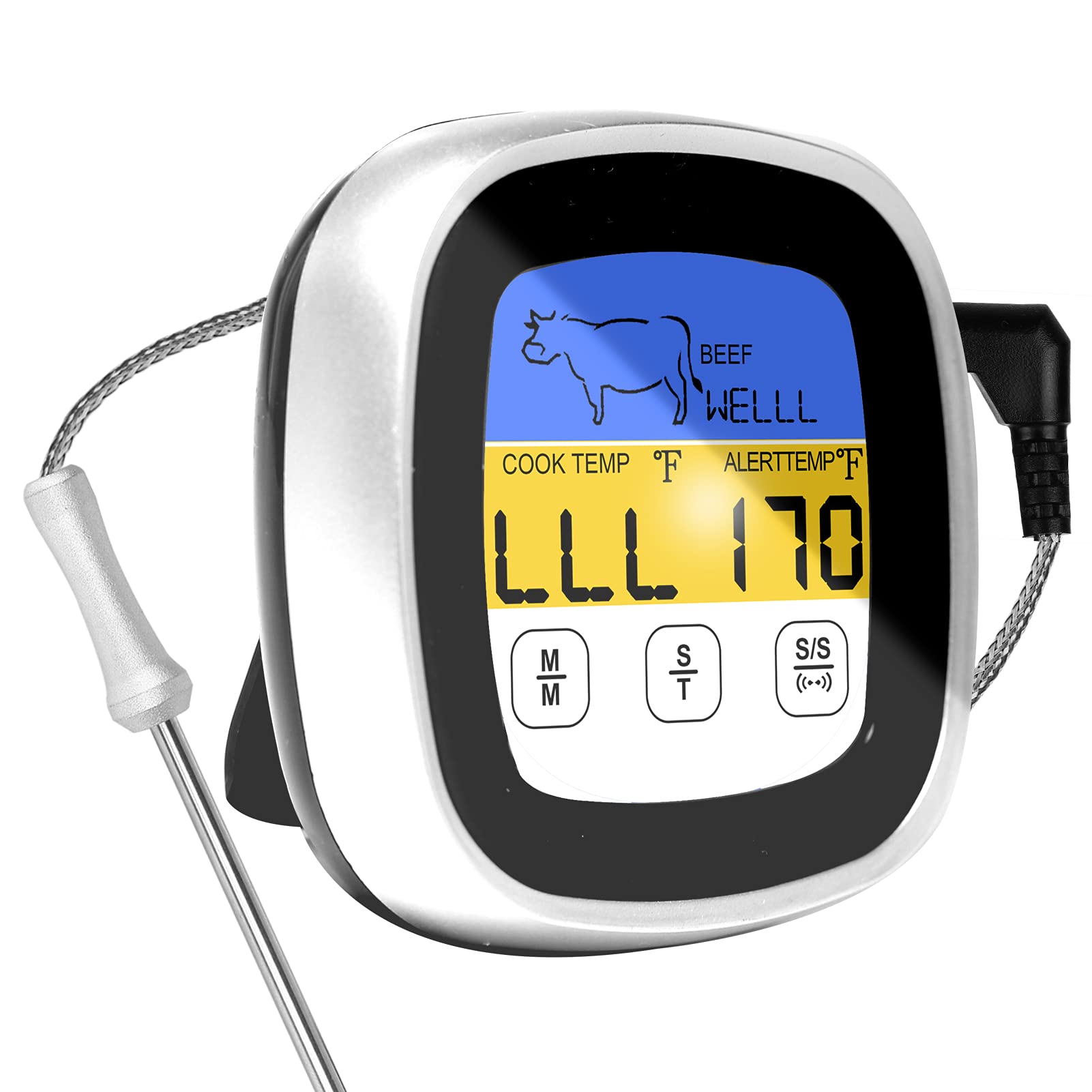 Buy Digital Instant Read Food Thermometer, Touchscreen Meat Thermometer
