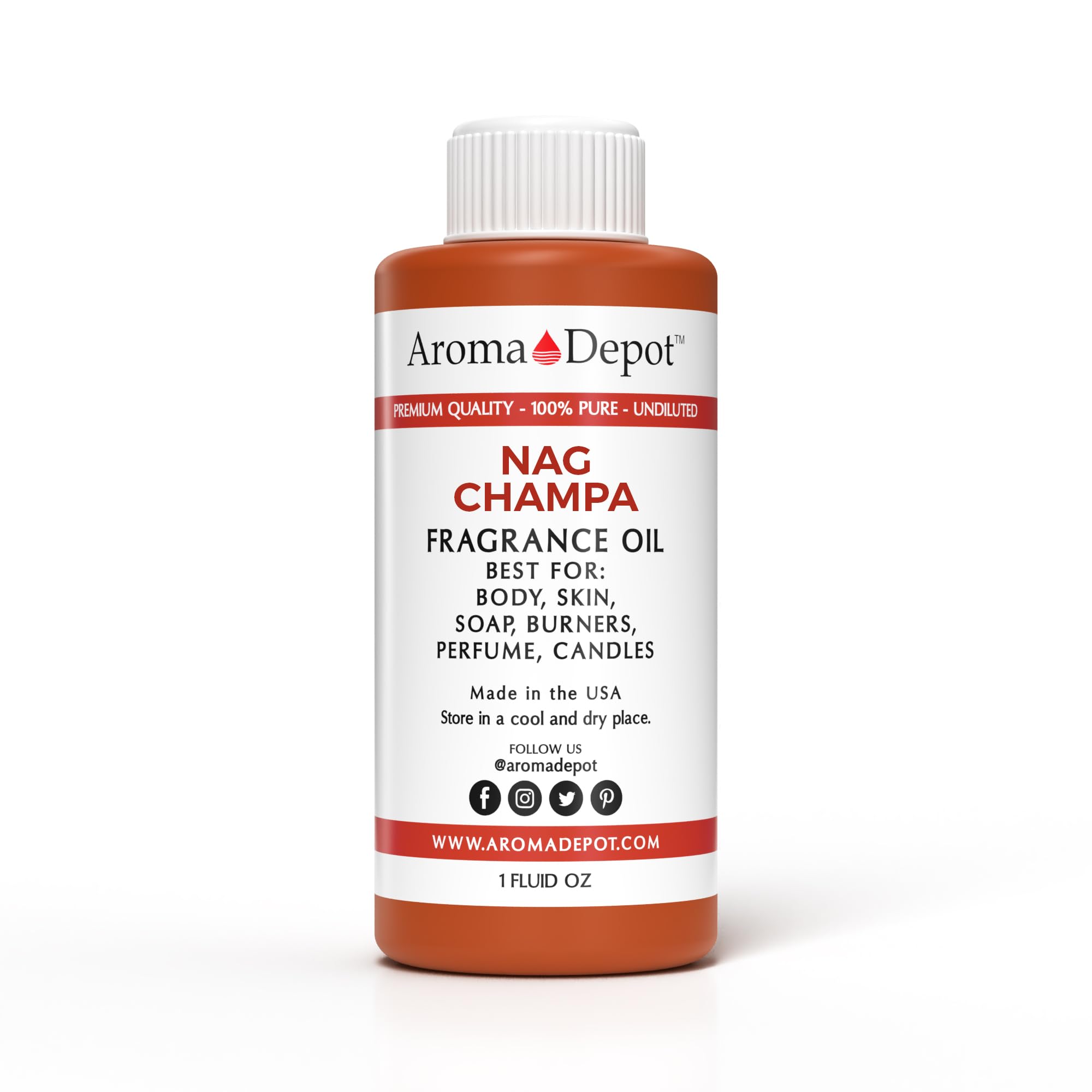 Nag Champa 1 oz. Fragrance Oil I Perfume I Skin Oil I Scented Oil. DIY Projects such as Candles, Bath Bombs, Body Butters, Creams &amp; Lotions. Few Drops in The Diffuser, Burners, or Warmers.