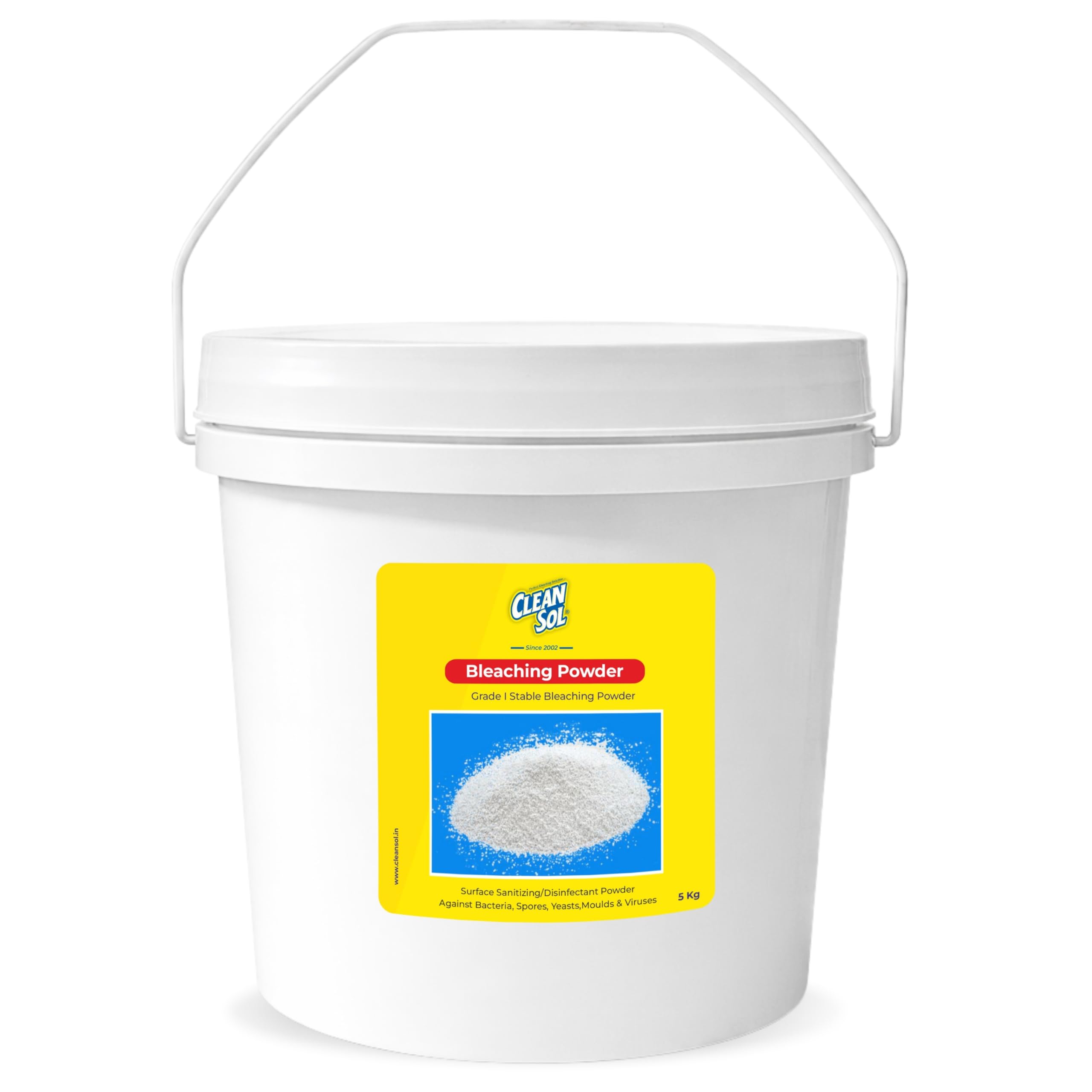 Cleansol Bleaching Powder 5kg | Disinfectant for Bathroom, Toilet, Algae, Water Tank, Clothes & Outdoor Cleaning-picture-13