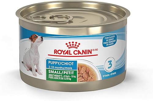 Miniatura 1 de Royal Canin Size Health Nutrition - Alimento húmedo para perros pequeños en rodajas finas en salsa, 5.1 onzas, paquete de 24 unidades