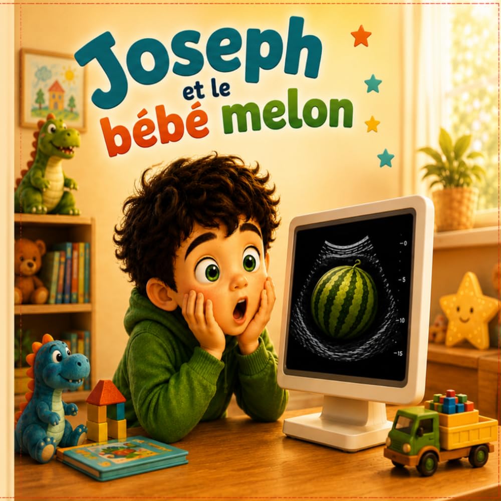 Joseph et le bébé melon: L’histoire drôle et tendre d’un petit garçon qui rêvait de devenir grand frère