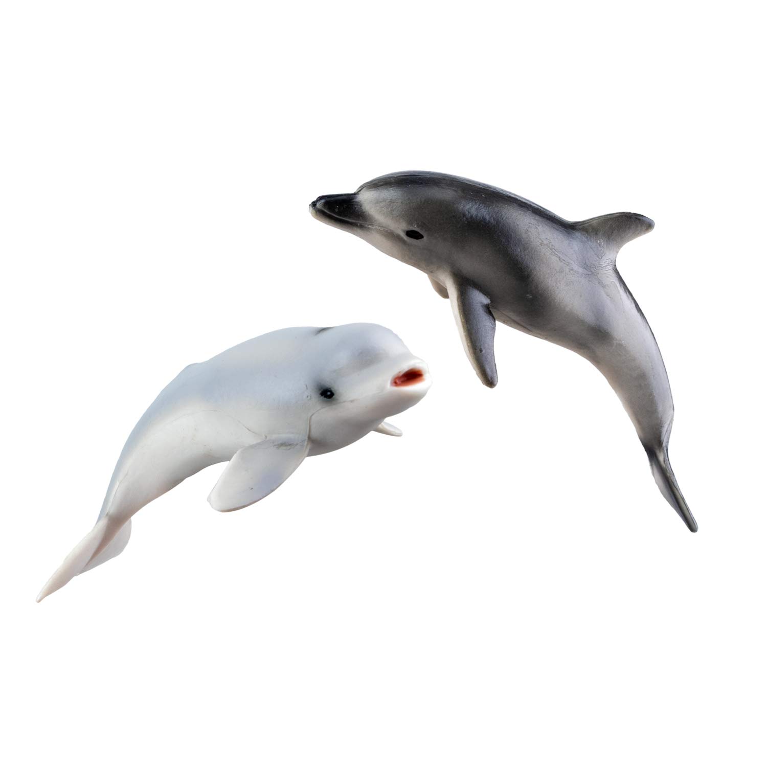 TOYMANY 14PCS Realistic Sea Animals Figurines, 26" Plastic Ocean