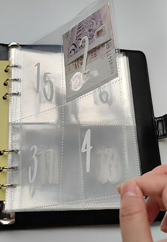 Miniatura 4 de Carpeta de desafío de 100 sobres, manera fácil y divertida de ahorrar $5,050, carpeta de desafíos de presupuesto, carpeta de desafíos de ahorro para