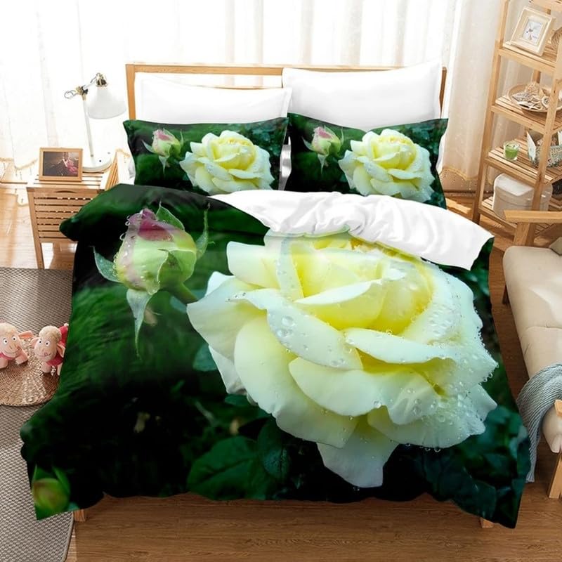 Funda nórdica verde oscuro con funda de almohada para cama 90