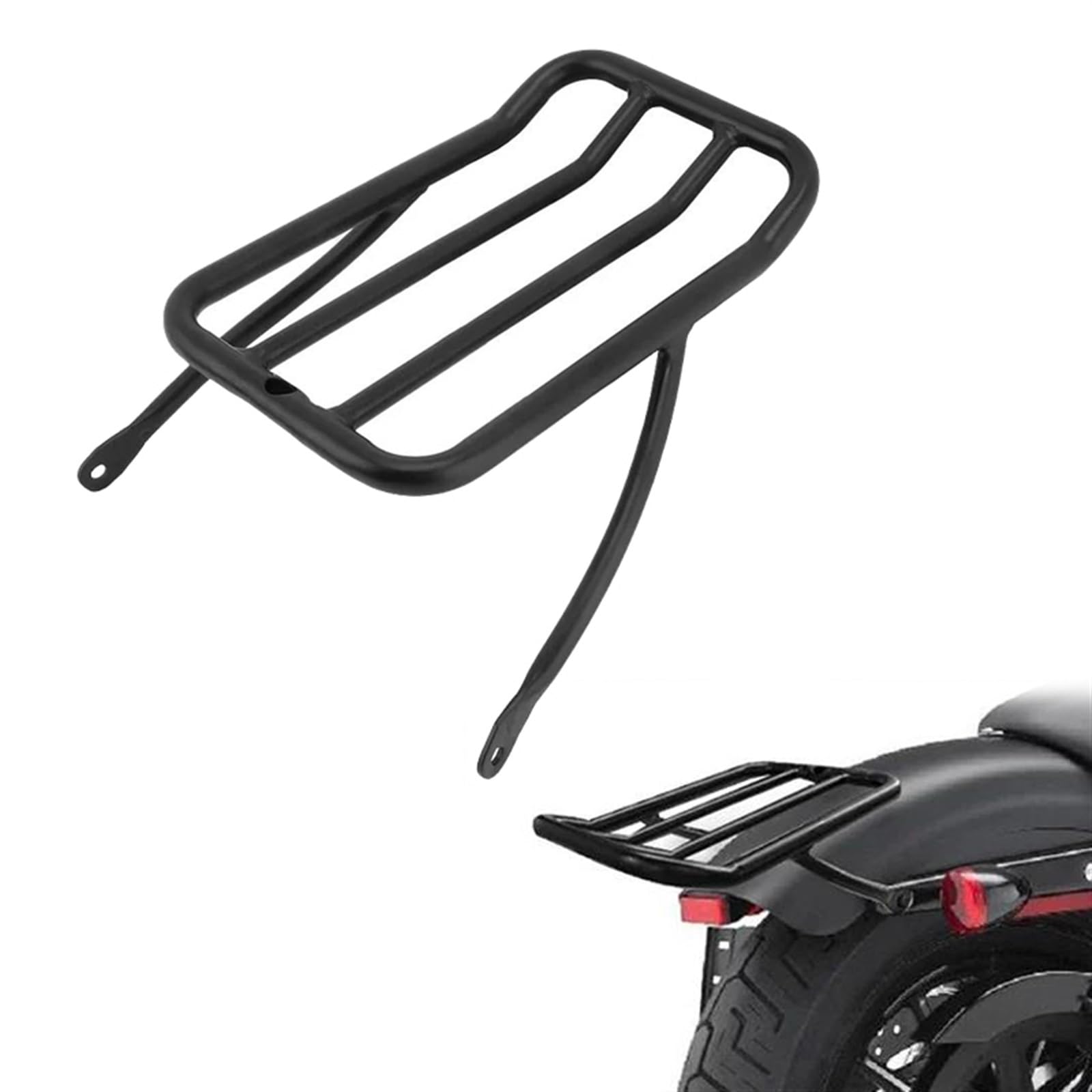 Porte-bagages moto chromé pour Harley Forty Eight XL1200X 2010-2022
