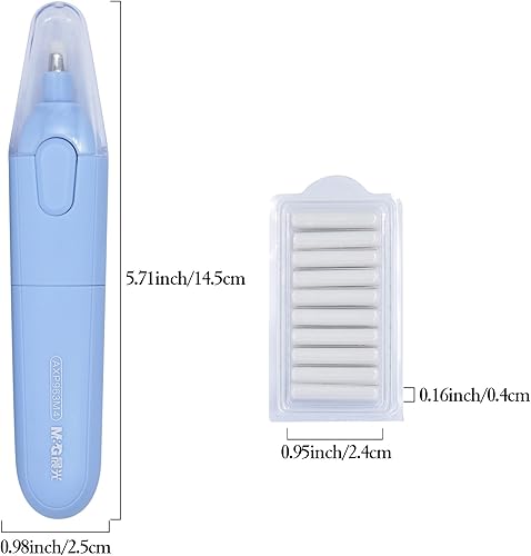 Miniatura 4 de Borrador eléctrico con 20 borradores eléctricos a pilas para dibujo de artistas, bocetos, dibujos, planos arquitectónicos, artes y manualidades